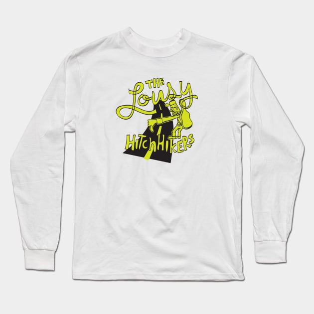 Lousy Hitchhiker Classic Logo Long Sleeve T-Shirt by City Vinyl